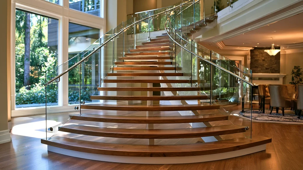 8 Modern Glass Railing Stairs Ideas 8 Gallery Style Glass Railings
