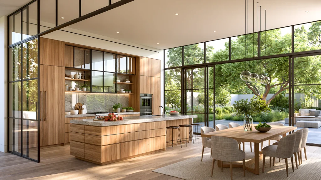 7 Popular Minecraft Kitchen Ideas 5 Garden View Kitchen