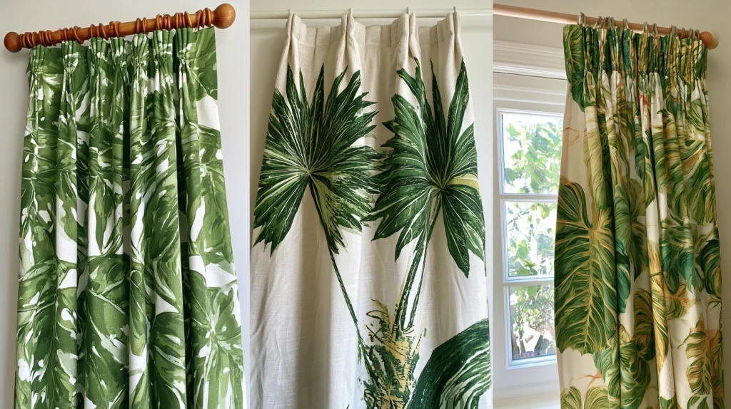 9 Famous Kitchen Curtain Ideas 4 Green Botanical Curtains