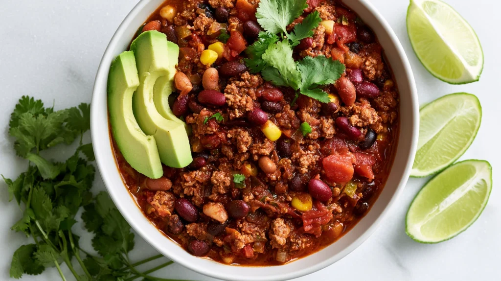 Ground Turkey Chili - Best Healthy Family Dinner Recipe 9 Ground Turkey Chili