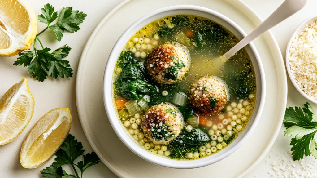 Healthy Italian Wedding Soup - Easy Homemade Recipe 12 Healthy Italian Wedding Soup