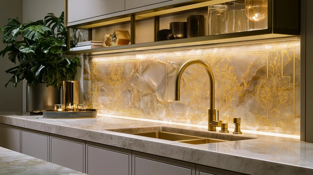 7 Modern Kitchen Lighting Ideas 8 Highlight the Backsplash with LED Lighting