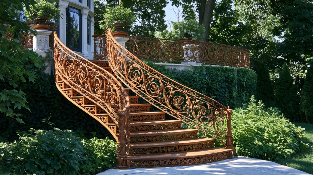 8 Famous Metal Stairs Ideas 8 Iron Terrace Staircase