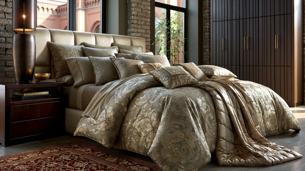 7 Best Brown Room Decor Bedroom Ideas 2 Layer Earth Tone Bedding