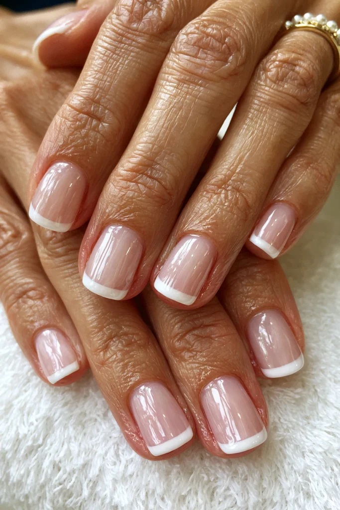 9 Short French Tip Acrylic Nails Ideas 5 Micro French Tip Acrylic Nails