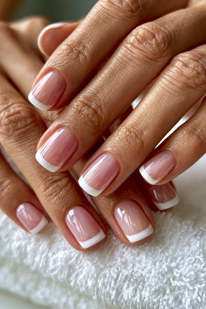10 White French Tip Nails Ideas 5 Micro White French Tips