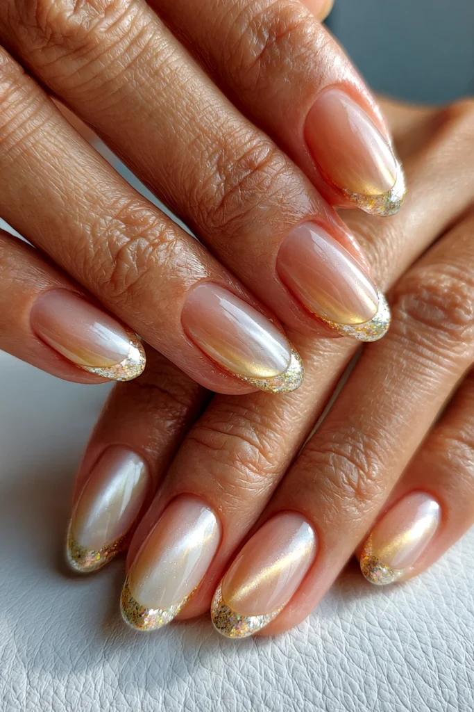 11 Cat Eye French Tip Nails Ideas 4 Milky Nude Cat Eye French Nails