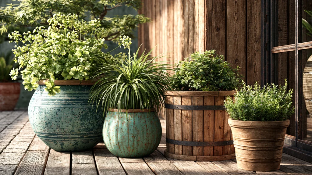 9 Popular Table Plants Indoor Ideas 8 Mix Different Planter Textures