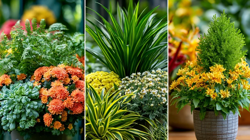 8 Modern Balcony Flower Garden Ideas 6 Mix Flowering Plants with Green Foliage
