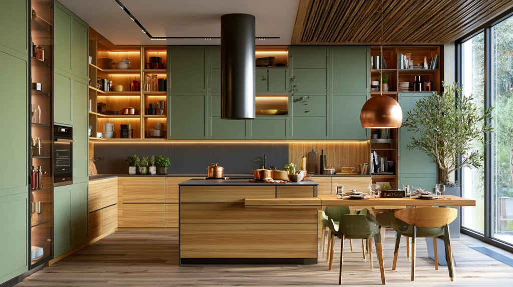 8 Gorgeous Kitchen Cabinets Ideas 6 Mix Open Shelving with Closed Cabinets