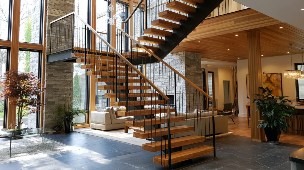 12 Gorgeous Home Stairs Design Ideas 2 Modern Floating Staircase 1