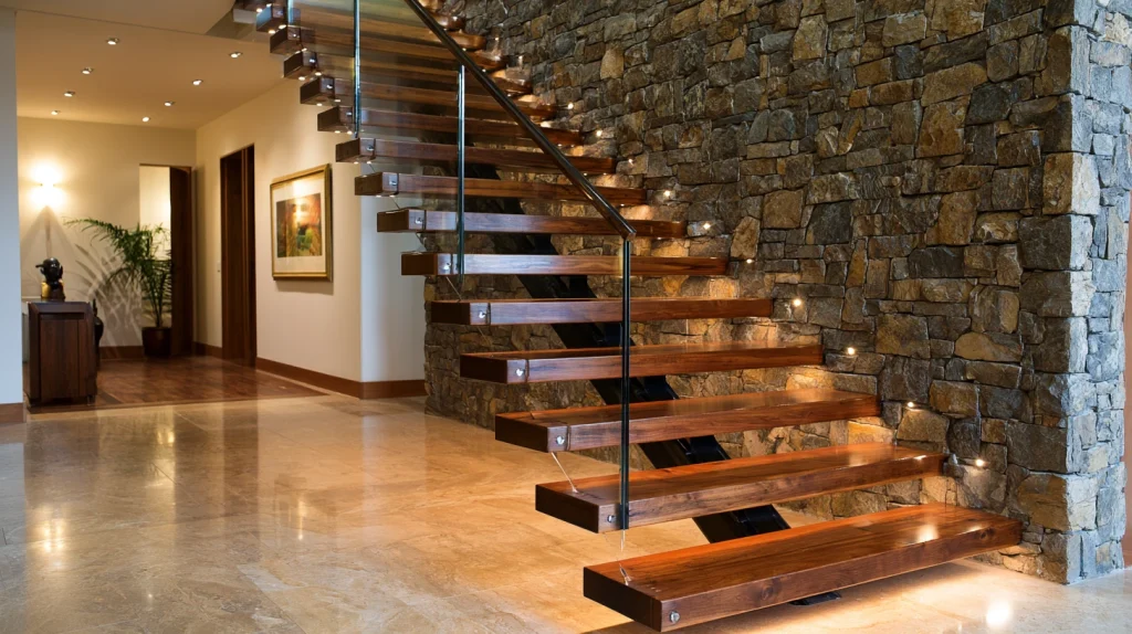 8 Famous Metal Stairs Ideas 2 Modern Floating Steel Stairs