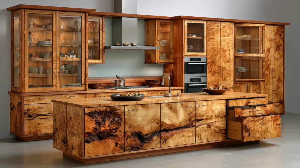 9 Famous Kitchen Cabinet Color Ideas 9 Natural Wood Cabinets