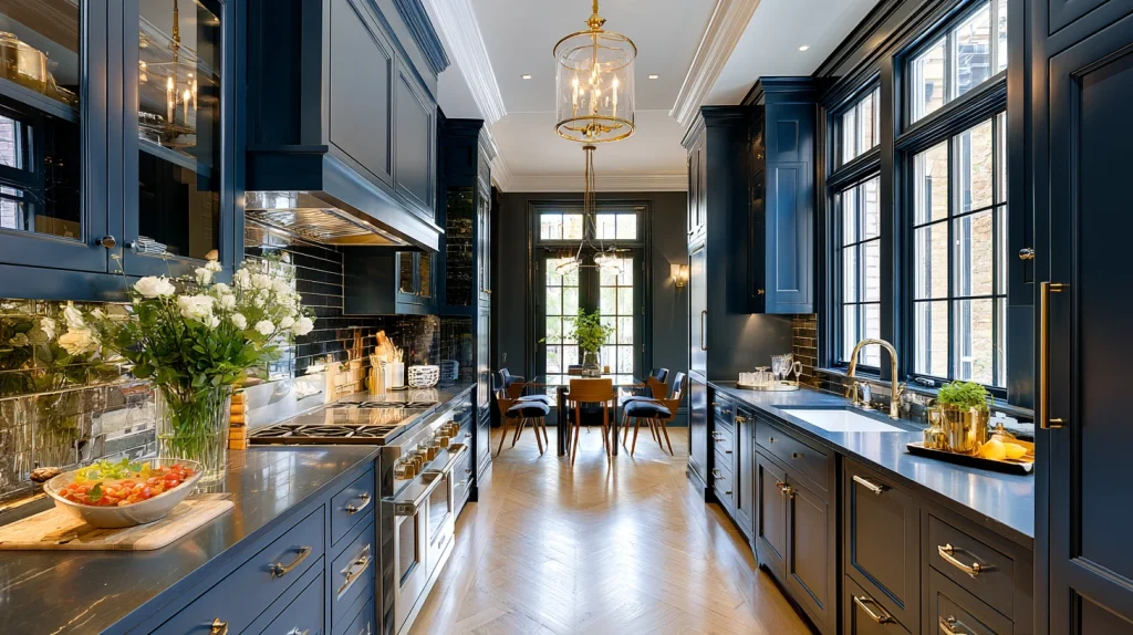 9 Famous Kitchen Cabinet Color Ideas 7 Navy Blue Kitchen Cabinets