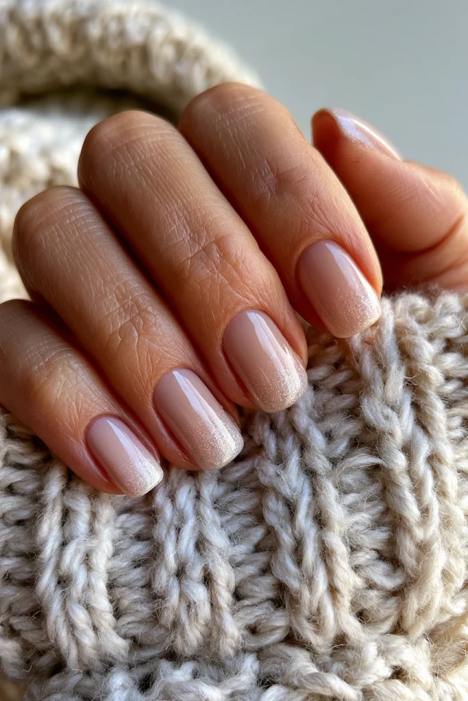 9 Short French Tip Acrylic Nails Ideas 4 Neutral Ombre Short Nails