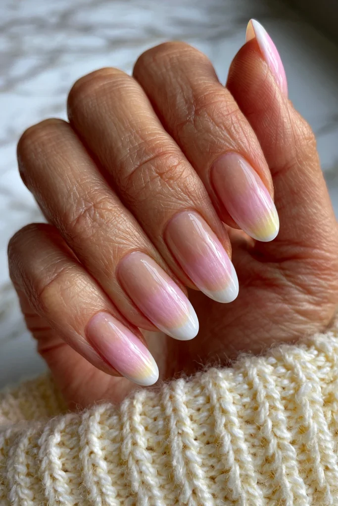 11 French Tip Nails Ideas 6 Ombre French Tip Nails