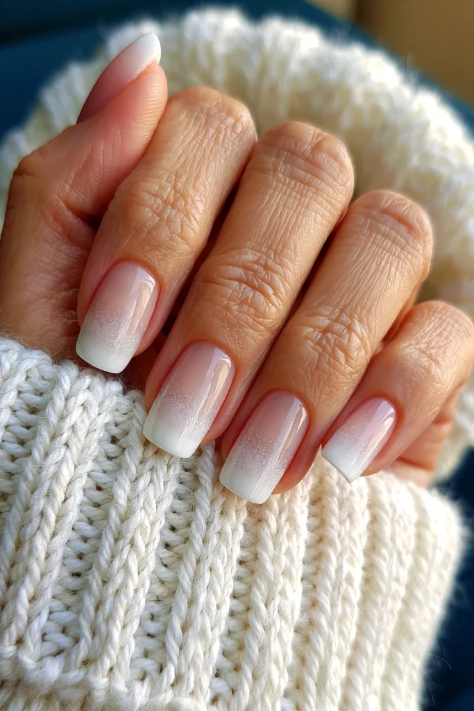 10 White French Tip Nails Ideas 7 Ombre White French Tip Nails