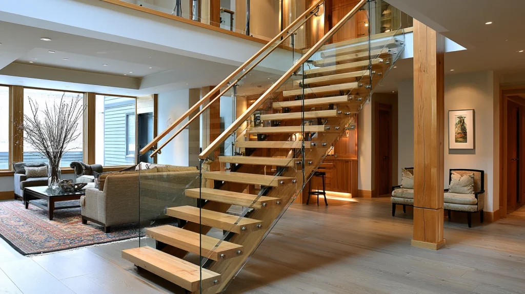 12 Gorgeous Home Stairs Design Ideas 11 Open Riser Staircase