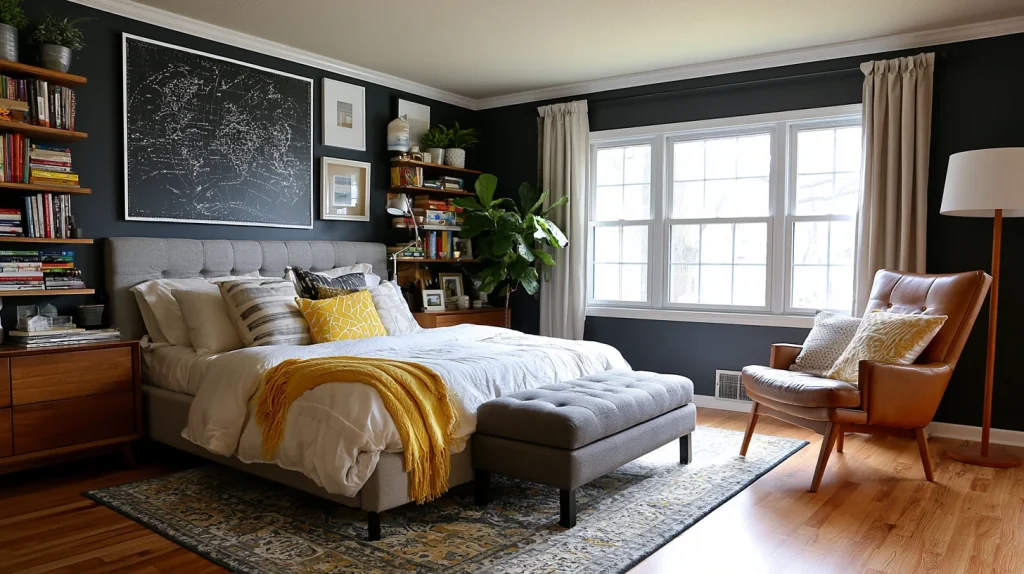 9 Modern Black Room Decor Bedroom Ideas 2 Paint a Bold Black Accent Wall