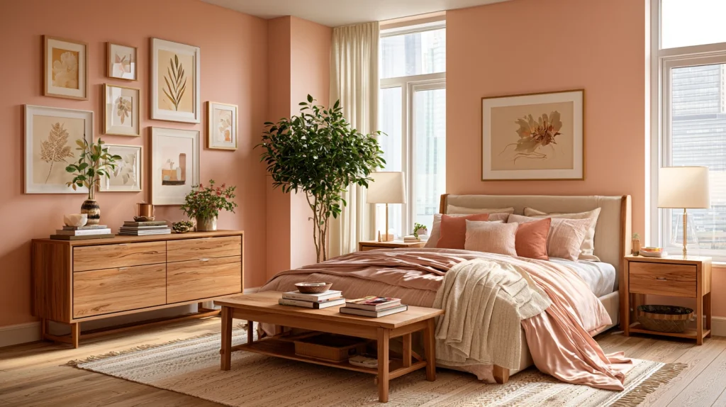 7 Modern Room Decor Bedroom Pink Ideas 8 Pink Bedroom with Gallery Wall