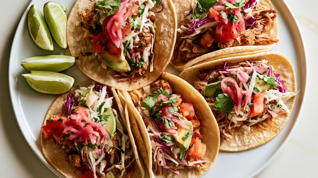 Pulled Pork Tacos Recipe - Slow Cooked & Easy Warm Tortillas 11 Pulled Pork Tacos