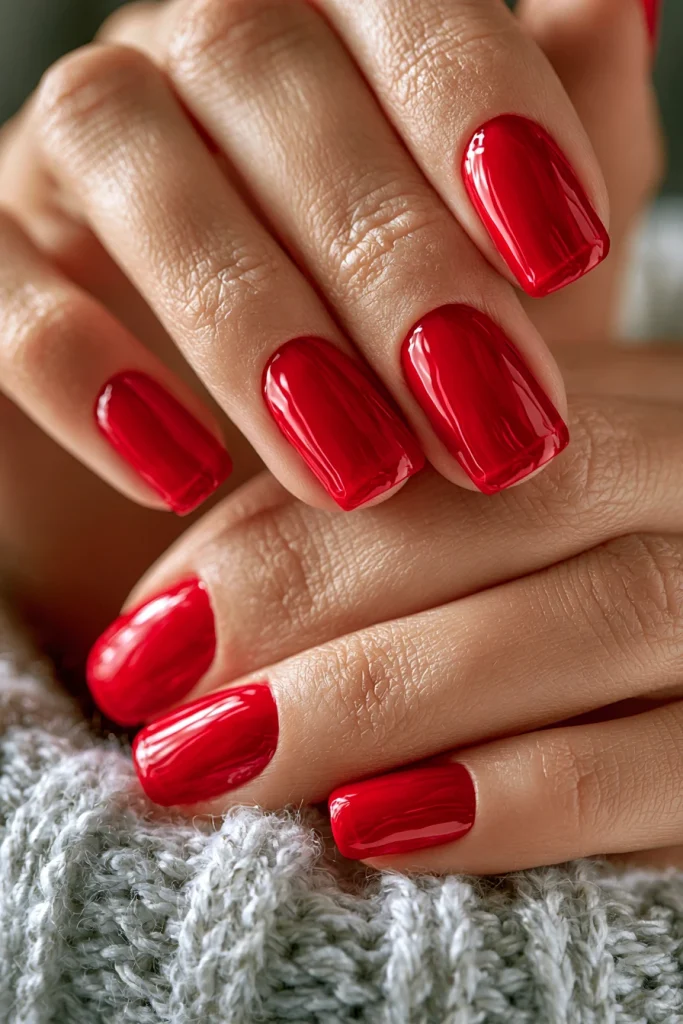 9 Famous Red Prom Nails Ideas 5 Red French Tip Acrylic Nails