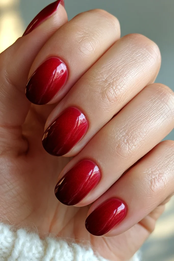 8 Summer Red Nails Ideas 6 Red Ombre Nails 1