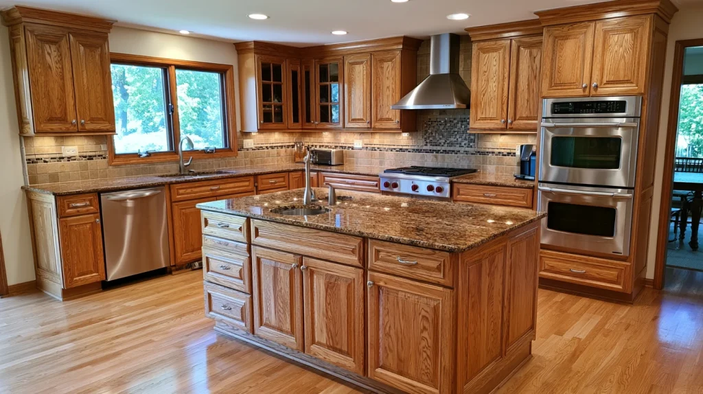 7 Modern Kitchen Remodel Ideas 2 Refinish Natural Wood Cabinets
