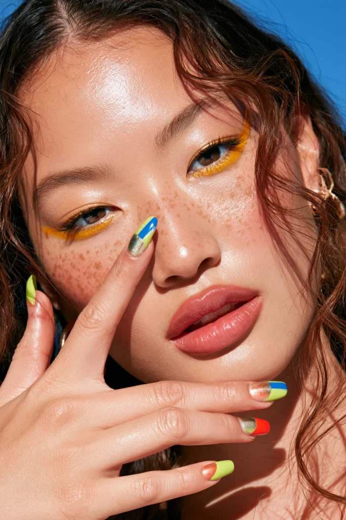 10 Funky French Tip Nails Ideas 3 Retro 90s French Tips