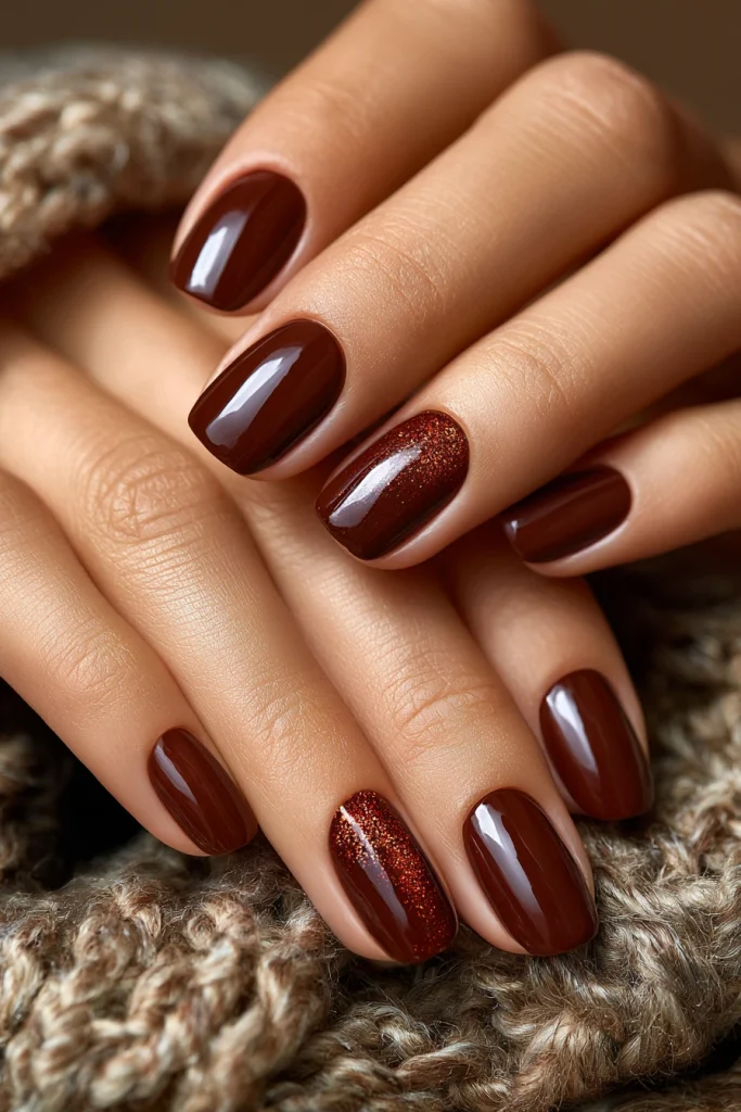 8 Brown Skin Nails Ideas 2 Rich Chocolate Brown Nails