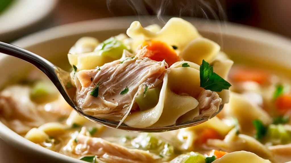 Slow Cooker Chicken Noodle Soup Recipe - Easy Crock Pot Soup 2 Slow Cooker Chicken Noodle Soup