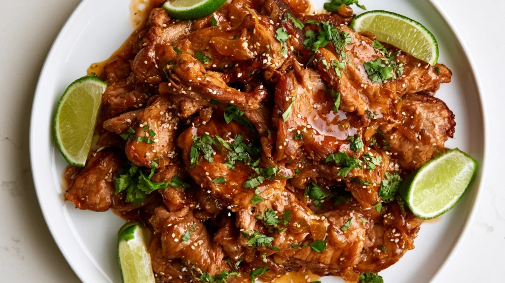Slow Cooker Honey Lime Ginger Pork - Easy Pork Recipe 10 Slow Cooker Honey Lime Ginger Pork