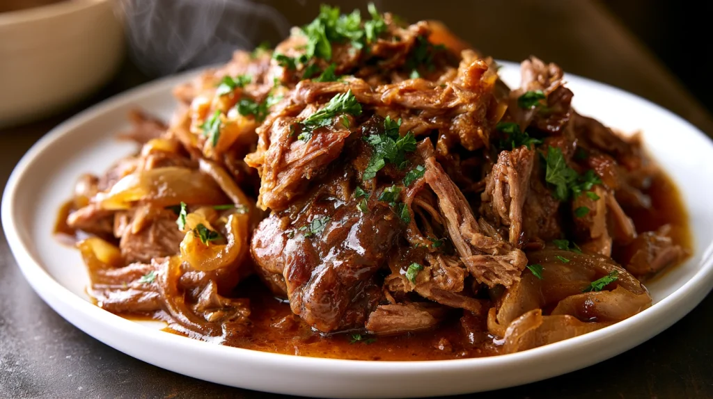 Slow Cooker Shredded Pork Shoulder - Easy Family Dinner 11 Slow Cooker Shredded Pork Shoulder