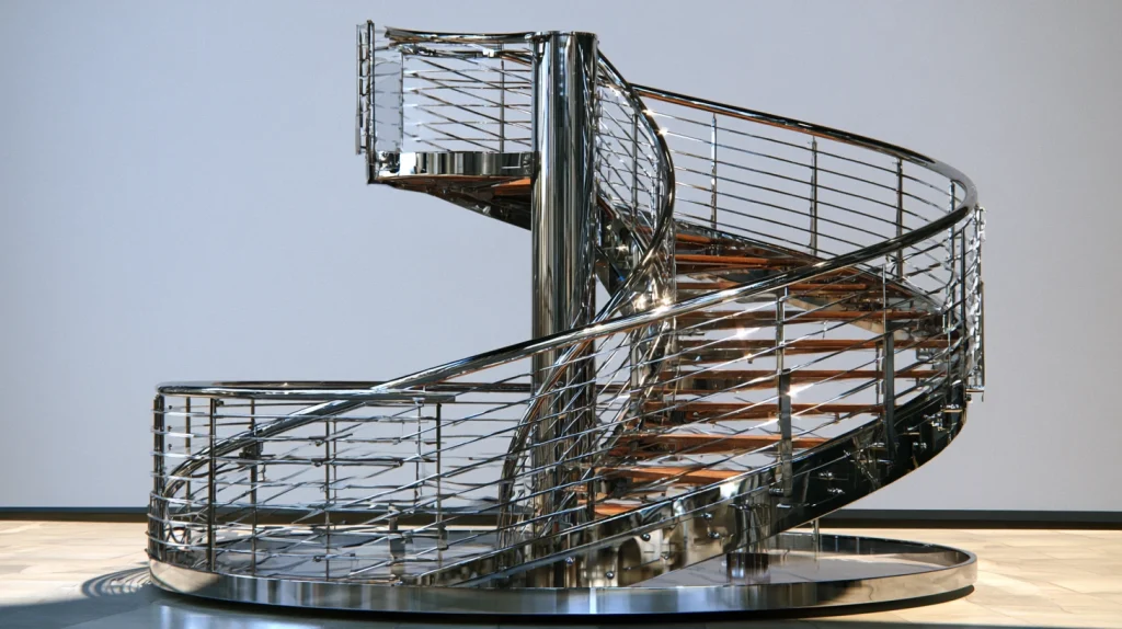 8 Famous Metal Stairs Ideas 5 Spiral Metal Staircase
