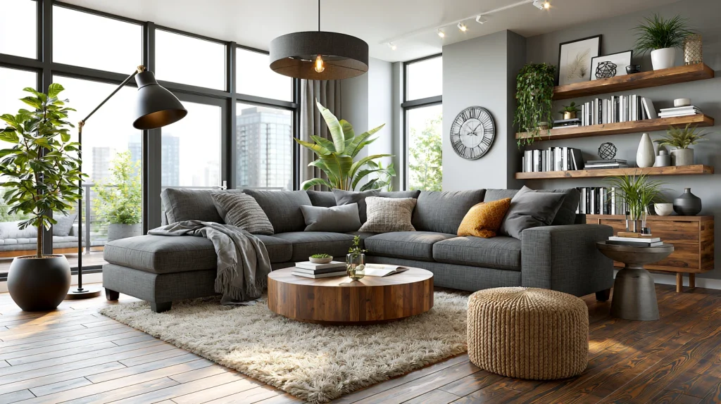 7 Best Grey Minimalist Living Room Ideas 2 Style a Modern Grey Sofa as the Focal Point