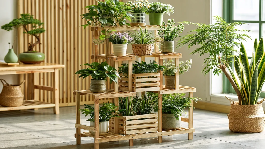 9 Popular Plant Stand Indoor Ideas 2 Style a Multi Tier Wooden Plant Stand
