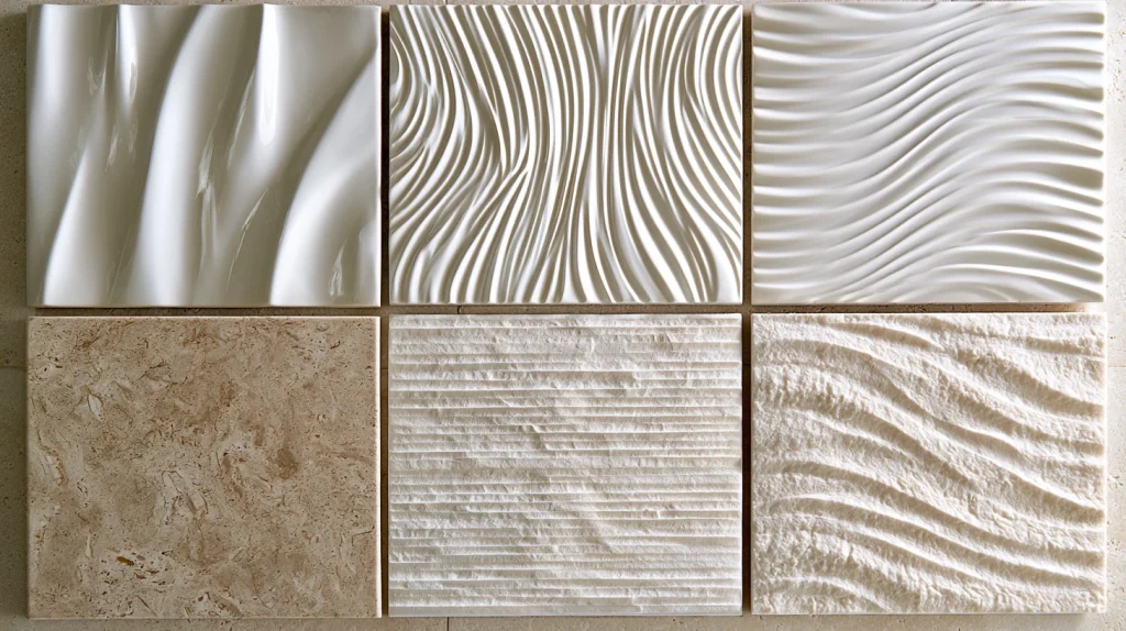 7 Exclusive Washroom Tiles Design Ideas 5 Textured Shower Wall Tiles