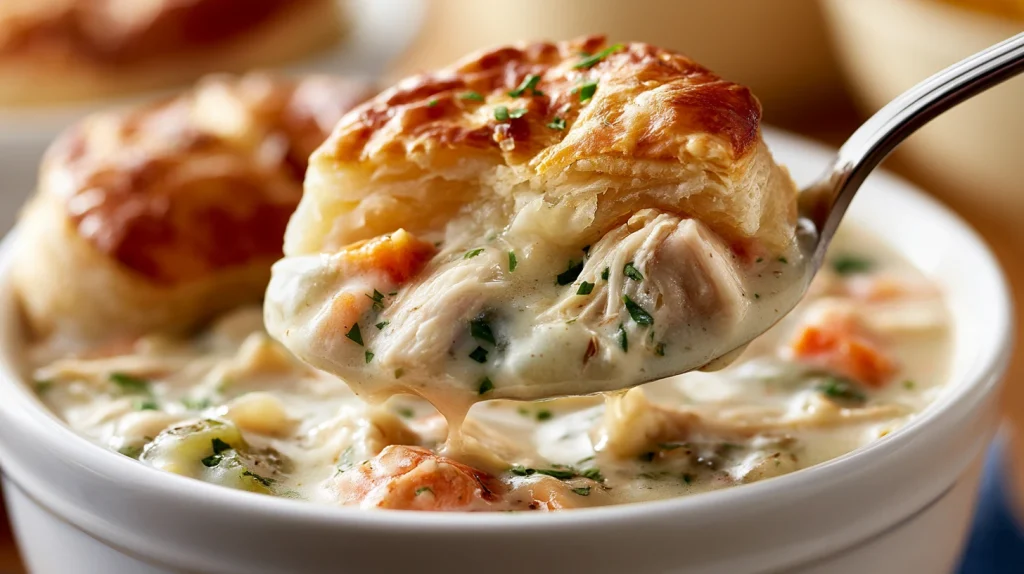 Turkey Pot Pie Soup - Easy Creamy Comfort Recipe 2 Turkey Pot Pie Soup