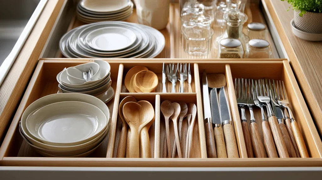 8 Gorgeous Kitchen Cabinets Ideas 7 Use Built In Cabinet Organizers