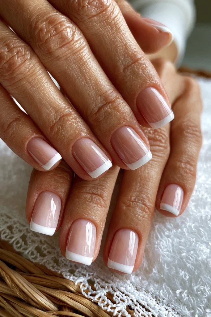 10 Milky White French Tip Nails Ideas 4 White Square French Nails