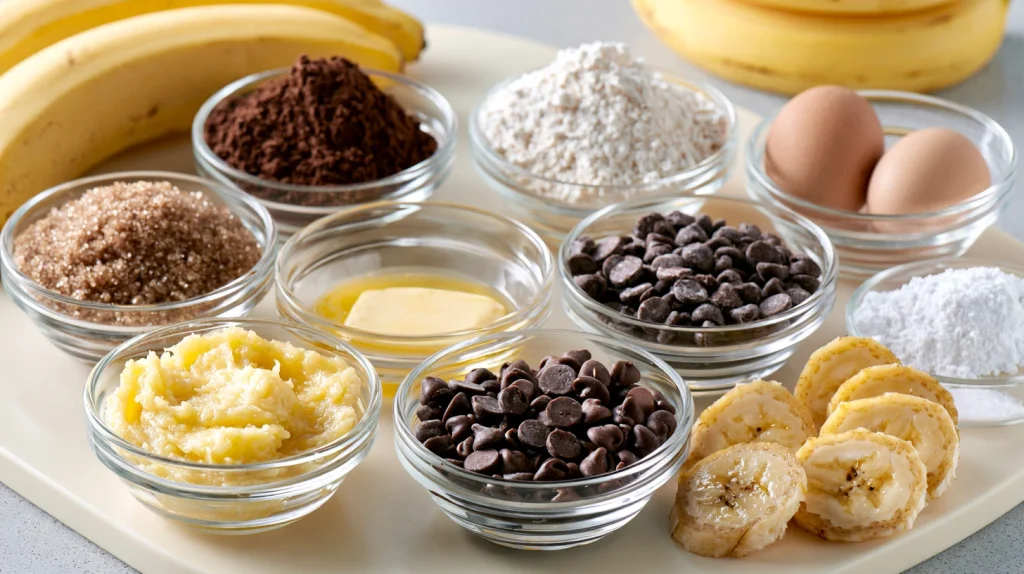 Banana Brownies Recipe - Easy Fudgy Chocolate Dessert 3 Banana Brownies