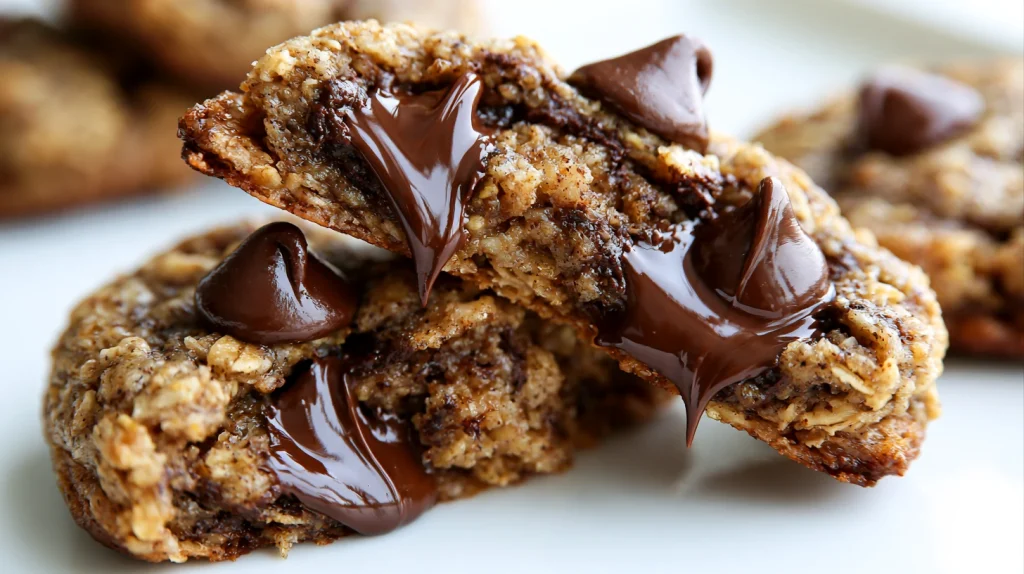 Banana Cookies Three Ingredient - Easy & Healthy Recipe 2 Banana Cookies Three Ingredient
