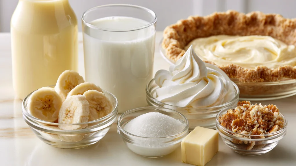 Banana Cream Pie Recipe with Pudding - Easy & Creamy 2 Banana Cream Pie Recipe with Pudding