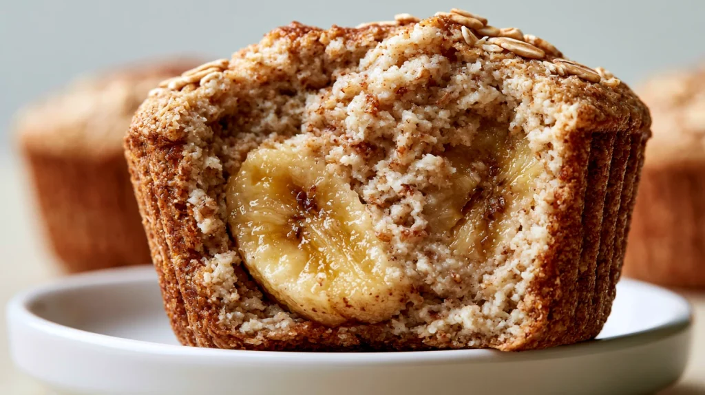 Banana Protein Muffins - Soft, Healthy and Easy Recipe 2 Banana Protein Muffins