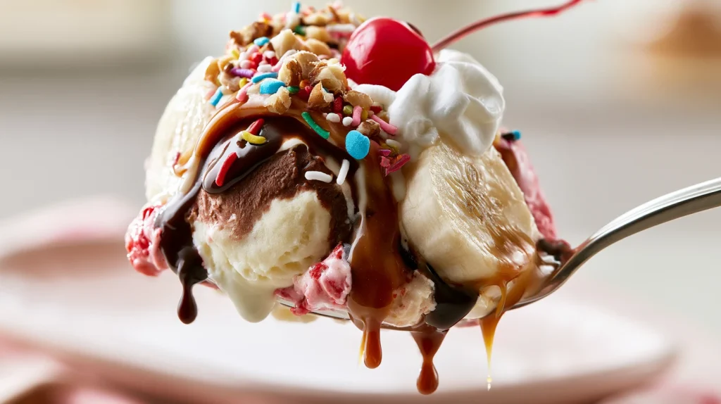 Best Classic Banana Split Recipe with Ice Cream & Toppings 2 Banana Split