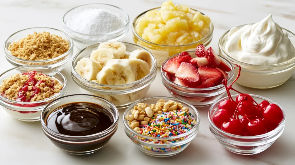 Special Banana Split Cake - Easy No Bake Dessert Recipe 3 Banana Split Cake
