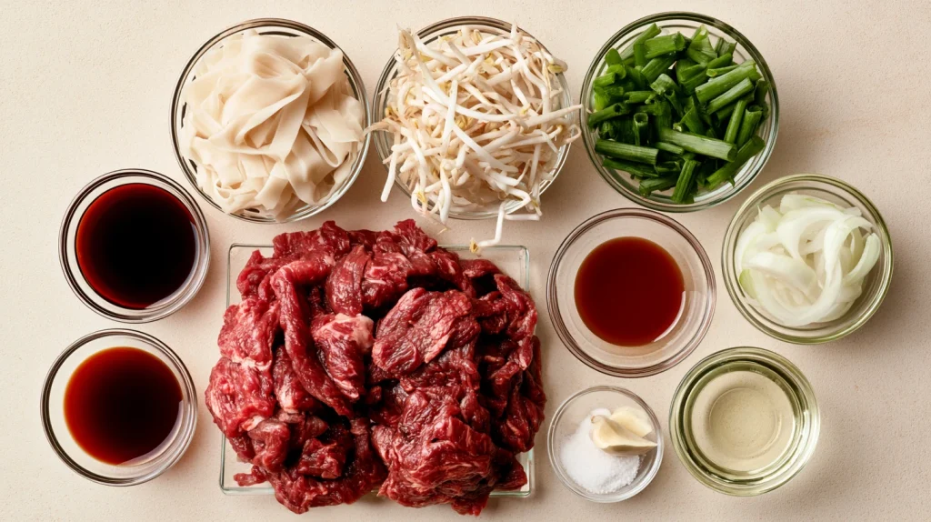 Beef Chow Fun Recipe - Easy Chinese Beef Chow Fun Dinner 3 Beef Chow Fun