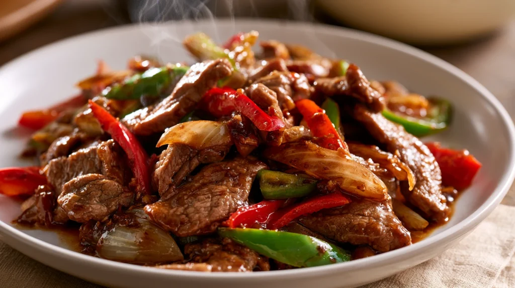 Beef in Black Bean Sauce Recipe - Easy Weeknight Dinner 10 Beef in Black Bean Sauce
