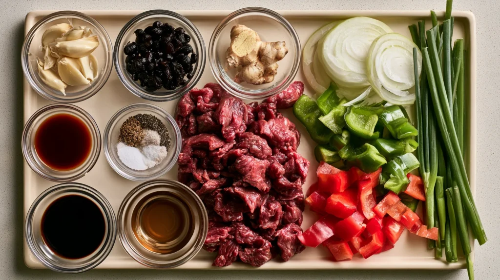 Beef in Black Bean Sauce Recipe - Easy Weeknight Dinner 2 Beef in Black Bean Sauce