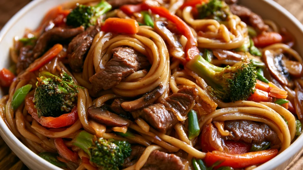 Beef Lo Mein Recipe - Easy Homemade Chinese Beef Lo Mein 2 Beef Lo Mein
